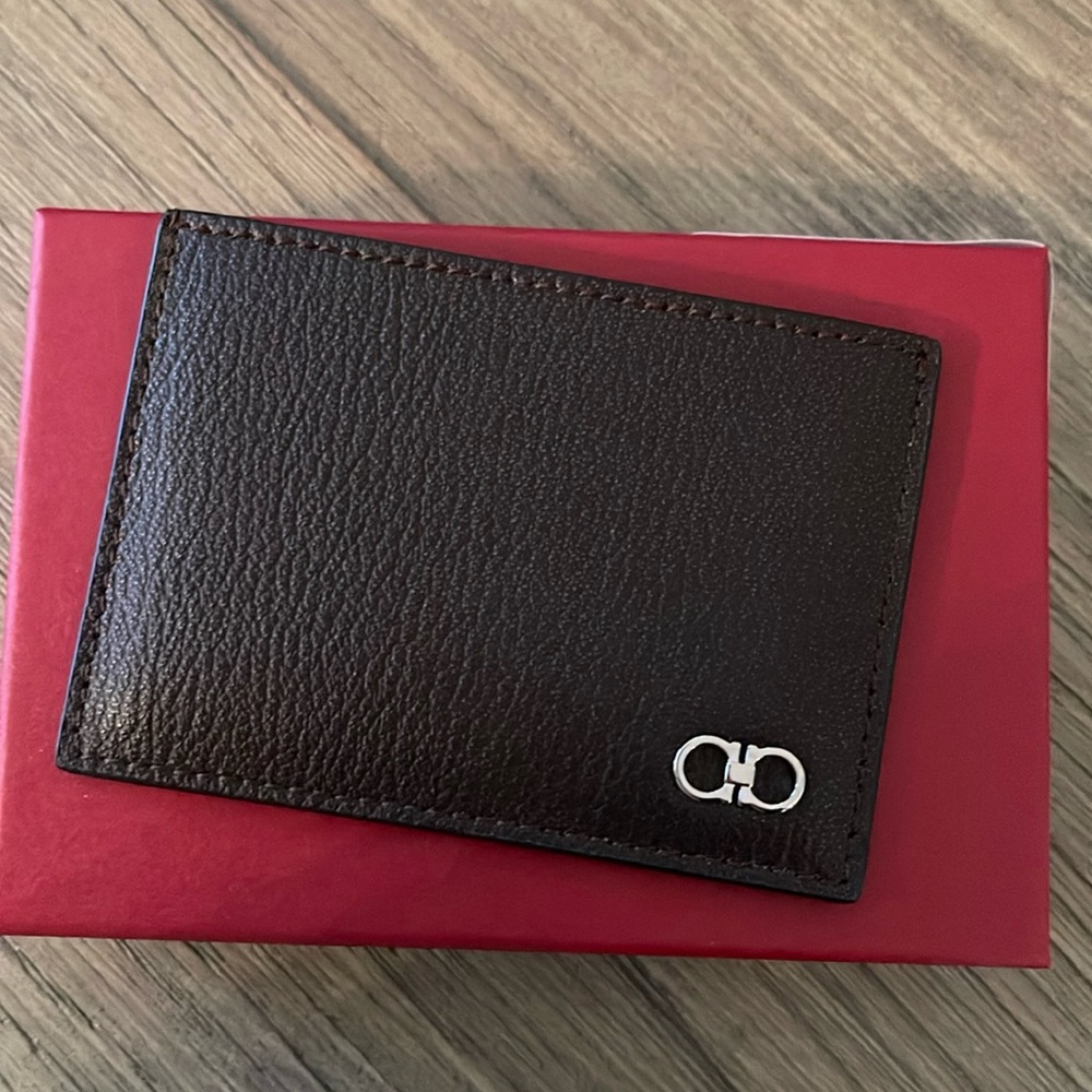 Mens Salvatore Ferragamo card holder